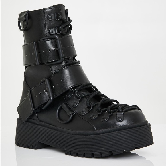 Dolls Kill Shoes - ❌SOLD❌🖤DOLLSKILL🖤 Club Exx Low Traitor Boots